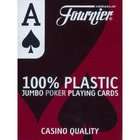 Fournier Poker No. 2800 Jumbo Index Plastic Playing Cards (Blue)