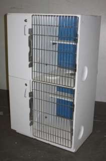 COMMERCIAL CAT KITTY DOG ANIMAL 2 SECTION CONDO CAGE  