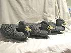 VINTAGE SET OF 3 CARRY LITE PLASTIC DUCK DECOYS ITALY   SPORT HUNTING