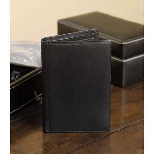  Black Leather Passport Cover 