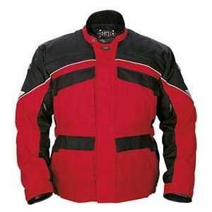  TourMaster/Cortech WOMENS ADVANCED MOTORCYCLE JACKET RED 