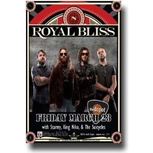  Royal Bliss Poster   Concert Flyer   Waiting Out the Storm Tour 