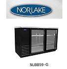 Norlake AdvantEDGE™ Refrigerated BackBar 2 Glass Doors 59 W NLBB59 