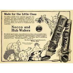  1913 Ad New England Confectionery Necco Hub Sugar Wafers 