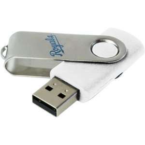   Kansas City Royals 16 GB USB 2.0 Flash Drive   White: Computers