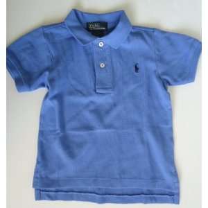   Ralph Lauren Baby Boy Polo Pony Mesh Blue Shirt, Size 18 Months: Baby