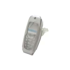    Silver Leather Case For Nokia 3560, 3595, 6010
