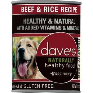  Daves Naturally Healthy Beef and Rice Recipe (Pack 