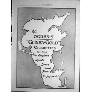    OgdenS Guinea Gold Cigarettes England Advert 1899