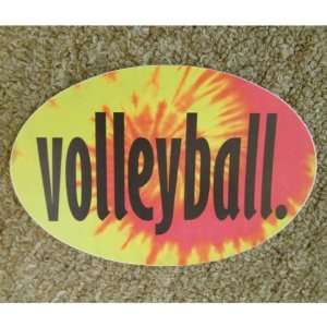  Tie Dye Volleyball Decal