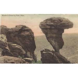   1914 Vintage Postcard Balancing Rock near Buhl Idaho 