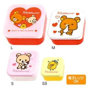    San x Rilakkuma 4 Different Sized Lunch Boxes Toys & Games
