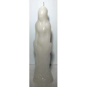  White Female Figure Candle 