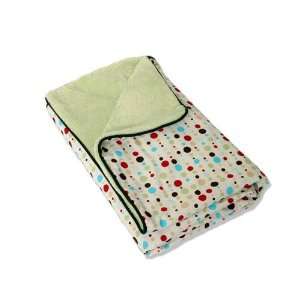  Classic Collection Red Dot Line Piped Blanket: Home 