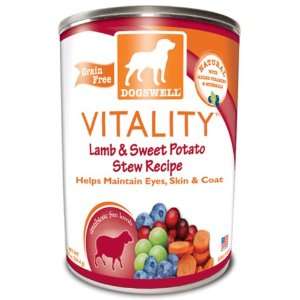   VITALITY Lamb and Sweet Potato Stew Canned Dog Food: Pet Supplies