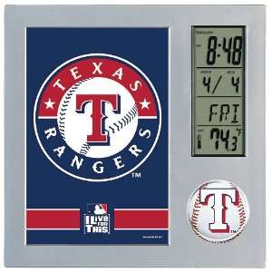  Wincraft Texas Rangers Desk Clock