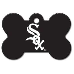  Chicago White Sox Bone Shape Pet ID Tag with laser 