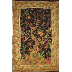  Tree of Life Tapestry Coverlet Wall Hanging Twin