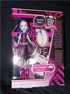   Rare Monster High Doll Spectra Vondergeist & Rhuen NIB NEW Ghost doll