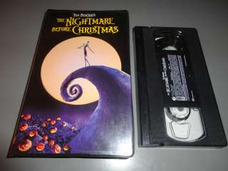 Tim Burtons The Nightmare Before Christmas Disney VHS Original Disney 