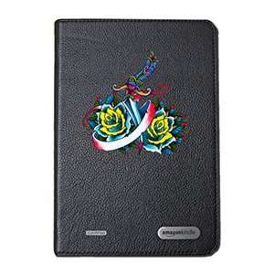  Dagger with Flowers and Ribbon on  Kindle Cover 