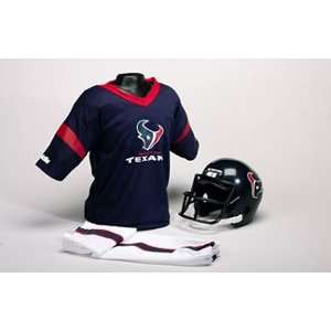 Houston Texans Youth NFL Team Helmet and Uniform Set  