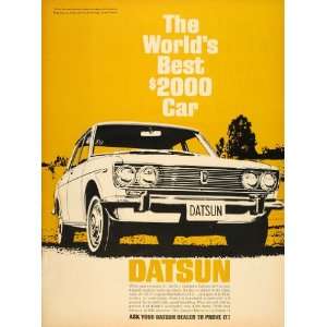   Co. Datsun Automobile Vintage Car   Original Print Ad