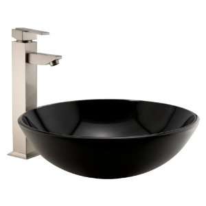  Black Glass Vessel Sink: Home Improvement
