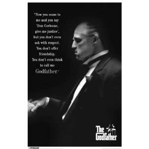  Godfather Respect Poster
