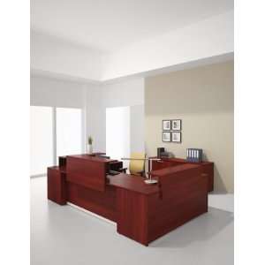  Groupe Lacasse Morpheo Laminate Reception Desk Workstation 