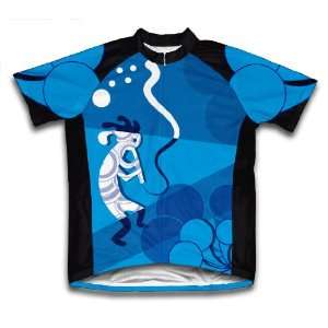    Blue Swirl Musician Cycling Jersey for Men