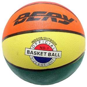   Indoor Outdoor Performer Multi Color Basket Ball Size 7 Good Quality