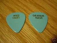 Crosby Stills Graham Nash Wild Tales SOLO Guitar Pick  