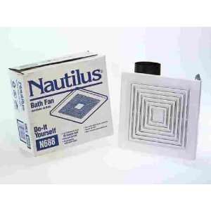  3 each Nautilus Snap In Bath Fan (N688)