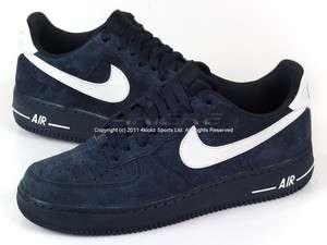 Nike Air Force 107 Obsidian/White Classic Casual 2011 Mens Low 315122 