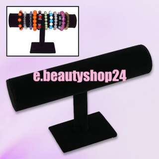 Velvet T Bar Bracelet Bangle Jewelry Display Stand Decoration  
