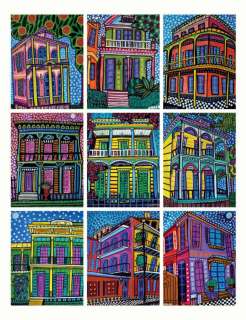 ACEO PRINT City New Orleans French Quarter Art Painting  