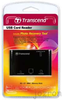 Transcend USB Card Reader P8 Adapter CF SD MMC M2 Duo B  
