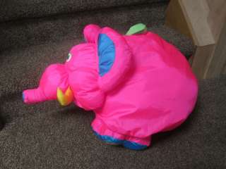 Fisher Price Big Things Pink Elephant Stuffed Toy  