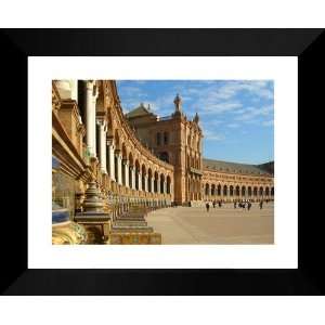  Plaza de Espana, Spain Large 15x18 Framed Photography 
