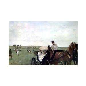Carriage At The Races    Print 