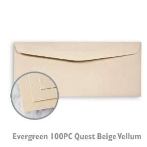  Evergreen 100PC Quest Beige envelope   500/Box Office 