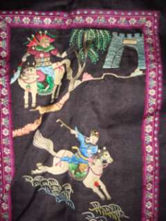 Stunning Old Chinese Embroidery Table Cover  
