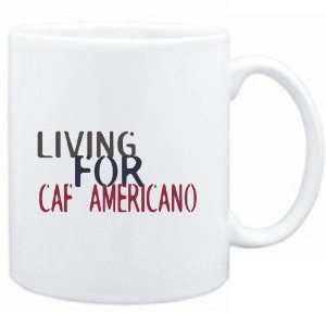   Mug White  living for CafÃ© Americano  Drinks