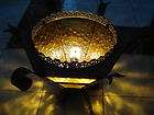 rare ancient style solid metal special glass decor ceiling light