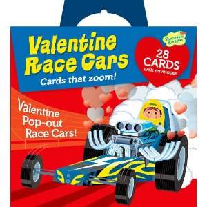 Peaceable Kingdom / Valentine Race Car Cards: Toys & Games