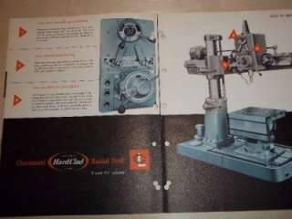 Vtg Cincinnati Lathe&Tool Catalog~HardClad Radial Drill  
