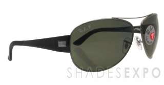 NEW Ray Ban Sunglasses RB 3467 BLACK 004/9A 63MM RB3467 AUTH  