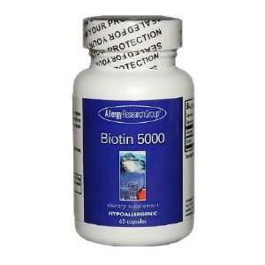  Allergy Research Group   Biotin   5000 mcg   60 capsules 