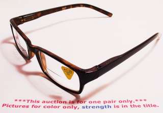 Clark Kent ST Bifocal Reading Glasses +1.25 R262B  